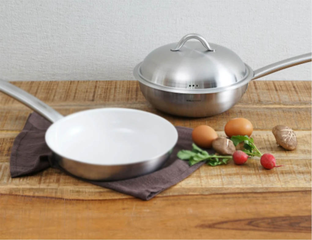 Chảo Inox 3 lớp Edelkochen 28cm EC-228N kiểu dáng sâu lòng