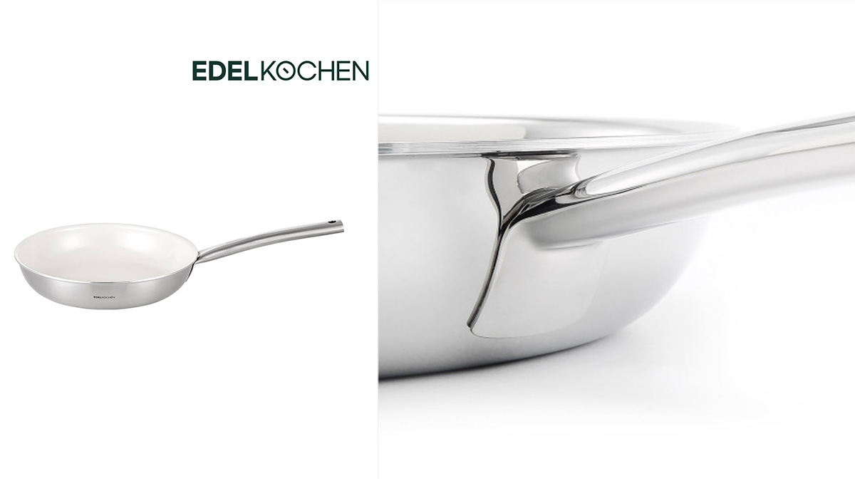 Edelkochen 28cm EC-128 có tay cầm chắc chắn và an toàn