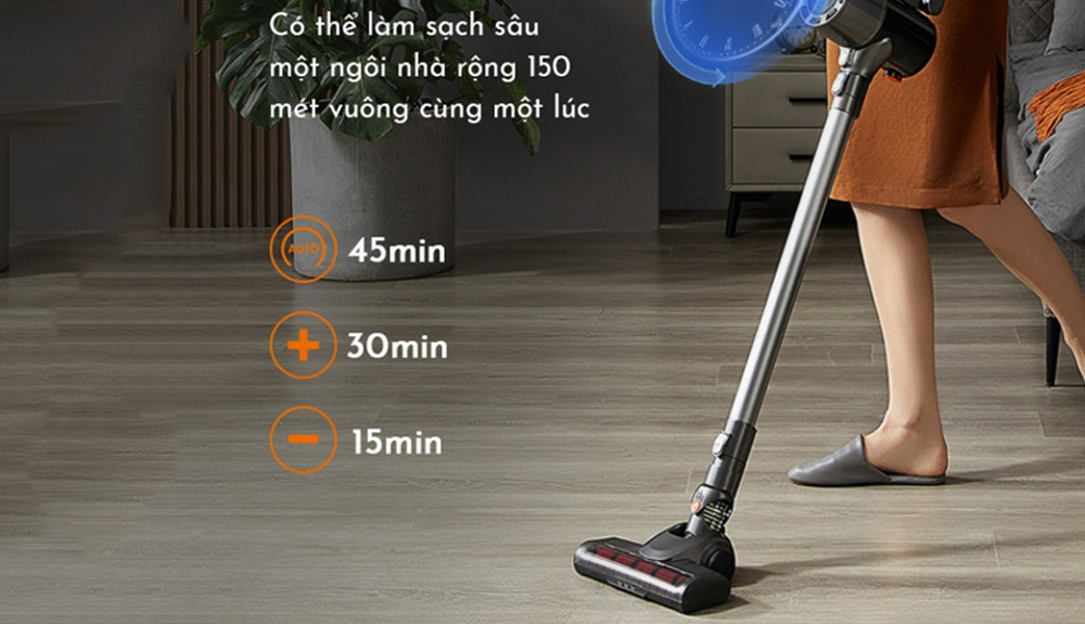 Kiểu dáng sang trọng của máy hút bụi không dây Gaabor GVCL-D10Apro