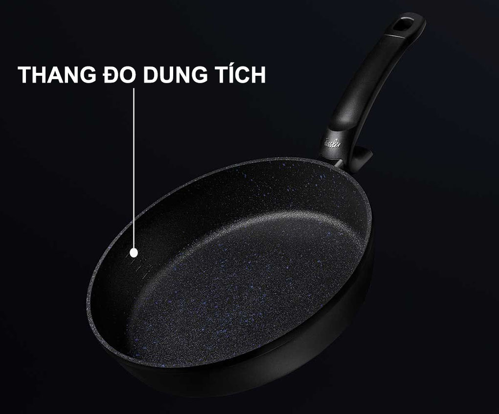 Thang đo dung tích trên chảo Fissler Adamant Comfort 26cm - Đức