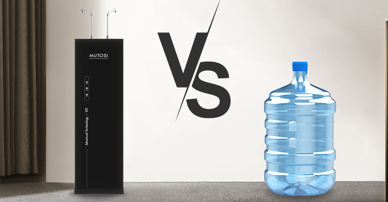 Nên mua máy lọc nước hay uống nước bình tốt hơn?