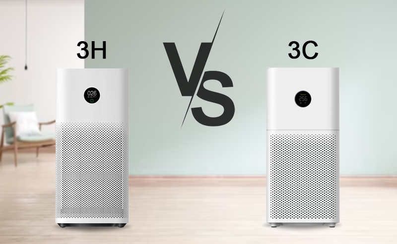 So sánh máy lọc không khí Xiaomi 3H và 3C