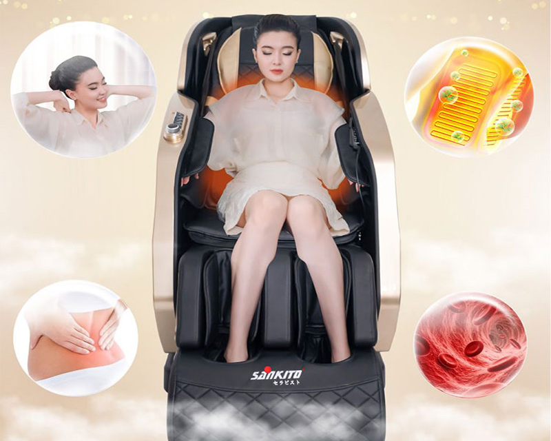 Ghế massage có đa dạng chế độ hoạt động