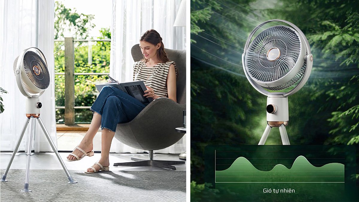 Olivo WF1 có 12 cấp độ gió thường tùy chỉnh