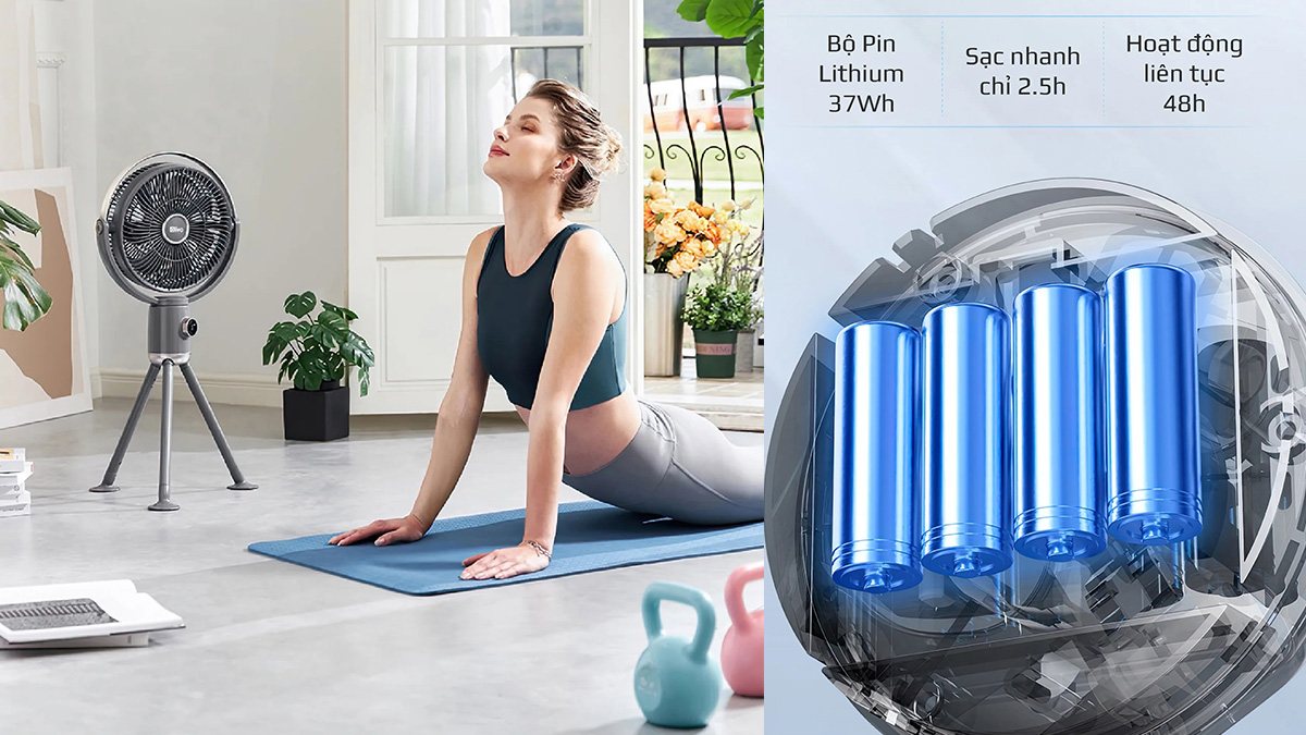 Olivo WF1 có dung lượng pin 2500mAh hoạt động hiệu quả trong 48h