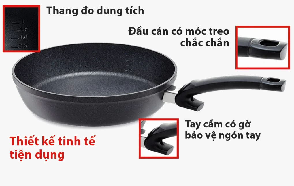 Tay cầm của chảo Fissler Adamant Comfort 26cm - Đức