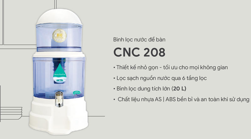 Bình lọc nước CNC CNC208