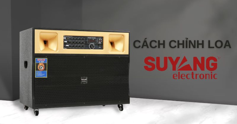 Cách chỉnh loa kẹo kéo Suyang