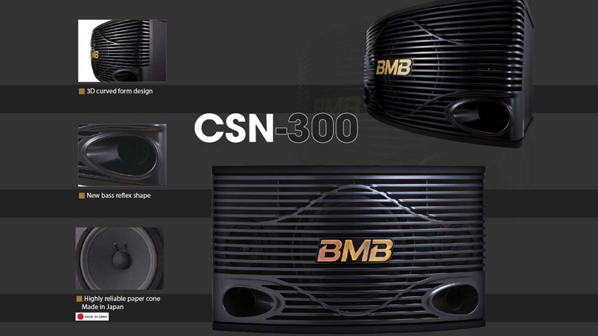 Loa BMB CSN 300 SE có công suất tối đa lên đến 300W