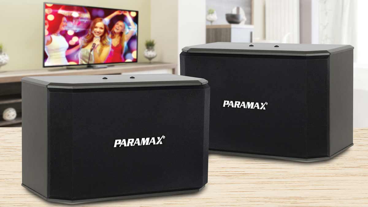 Loa Karaoke Paramax K-2000 có thiết kế sang trọng và hiện đại