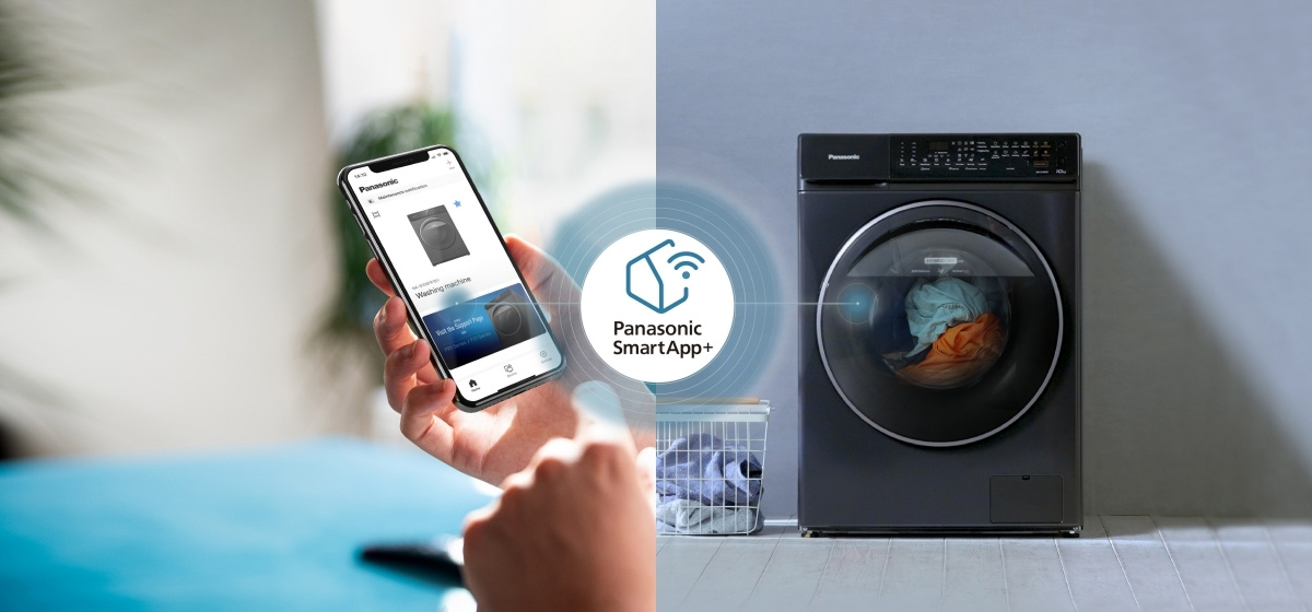 Điều khiển máy giặt mọi lúc, mọi nơi với Panasonic SmartApp+