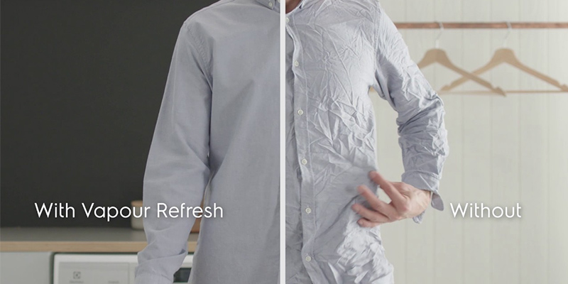 Vapour Refresh giảm thiểu quần áo nhăn trong vòng 30 phút