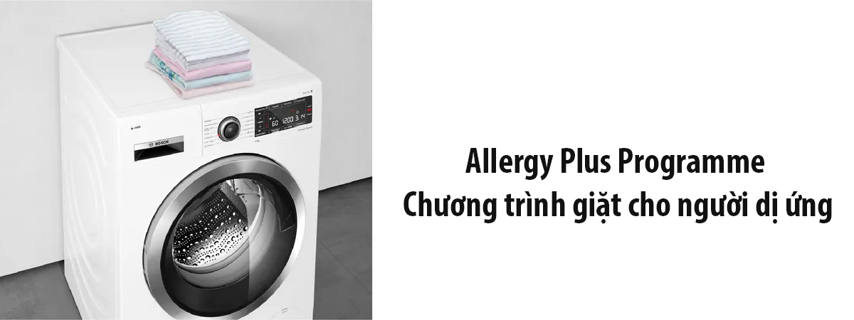 Allergy Plus programme - Chương trình giặt cho người dị ứng
