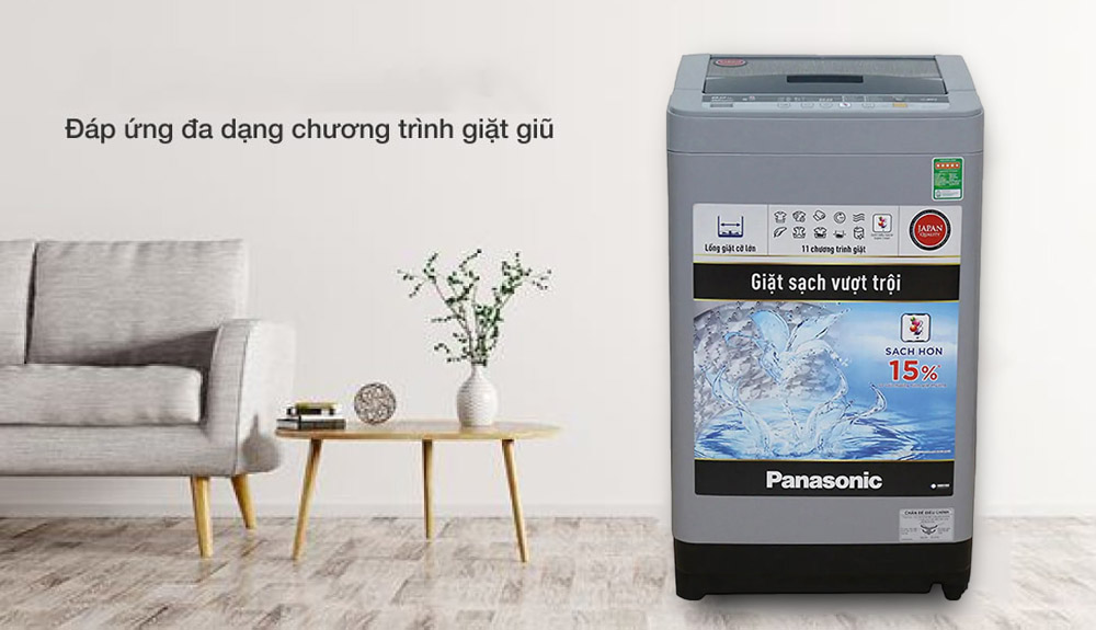 Chương trình giặt đa dạng của Máy Giặt Panasonic 9.0 Kg NA-F90VS9DRV