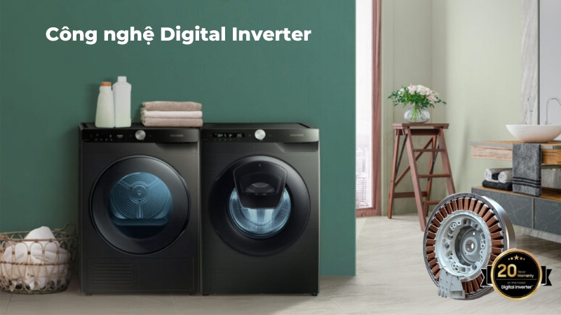 Công nghệ Digital Inverter trên máy giặt Samsung