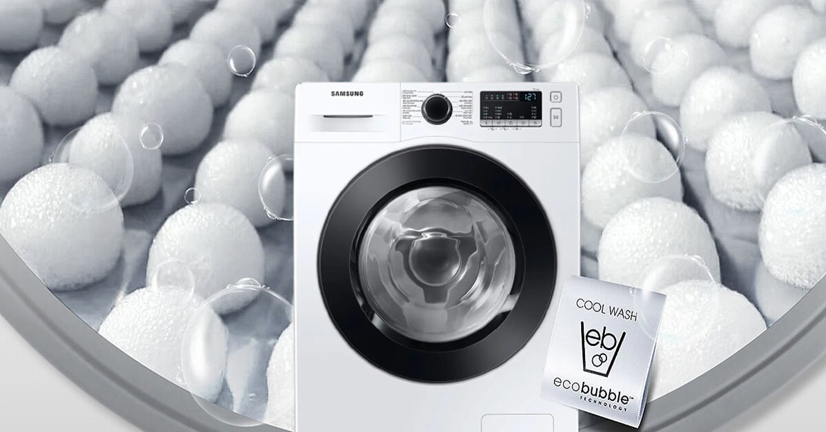 Công nghệ giặt bong bóng Eco Bubble bảo vệ quần áo tốt hơn
