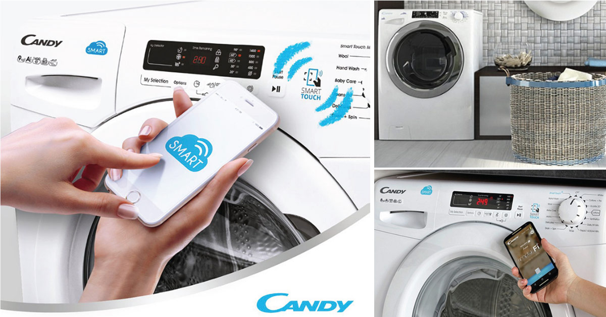 Công nghệ Smart-touch kết nối máy giặt dễ dàng qua NFC