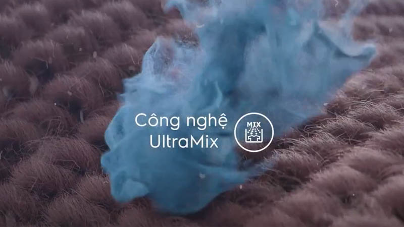 Công nghệ UltraMix hòa tan chất giặt