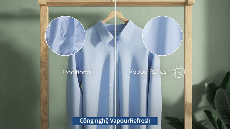 VapourRefresh có khả năng làm mới trang phục người dùng trong quá trình giặt