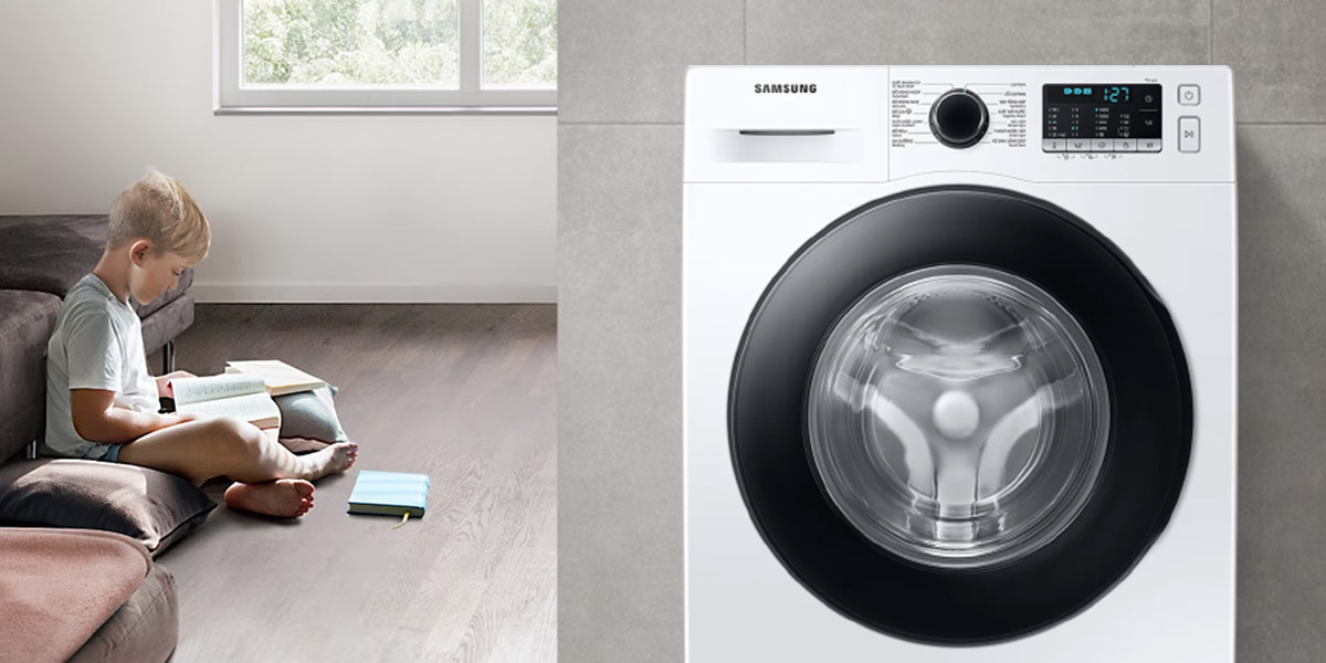 Công nghệ VRT Plus giảm rung ồn đến 30% trong quá trình giặt