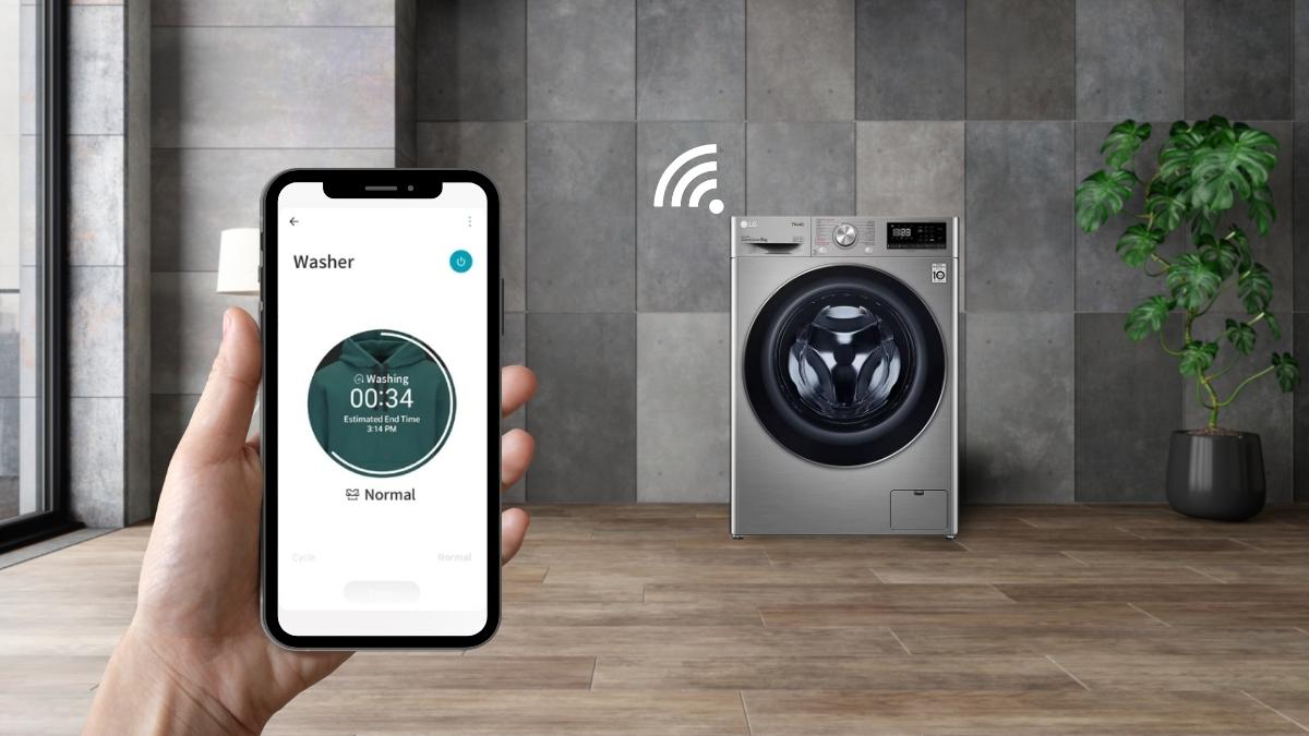 Ứng dụng Smart ThinQ hỗ trợ điều khiển máy giặt LG từ xa