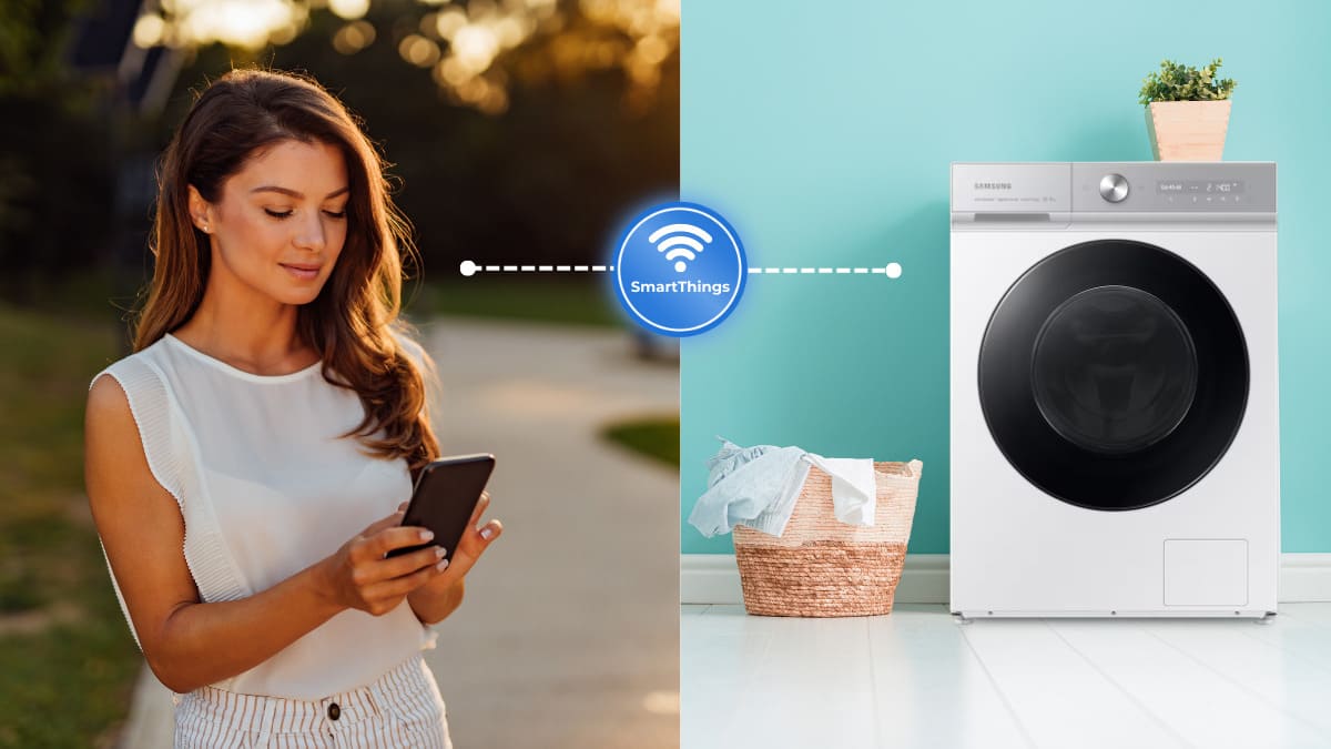 Điều khiển máy giặt Samsung mọi lúc, mọi nơi qua ứng dụng SmartThings
