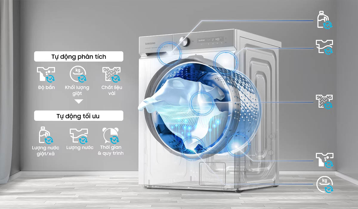 Giặt cảm biến thông minh AI Wash