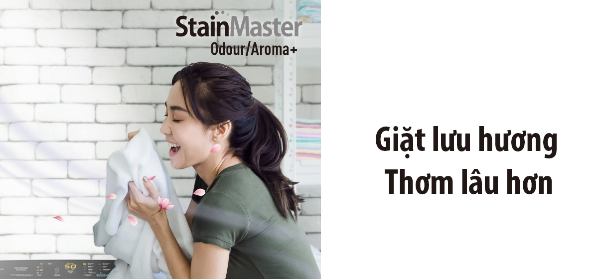 Giặt lưu hương, thơm lâu hơn Odour/Aroma+