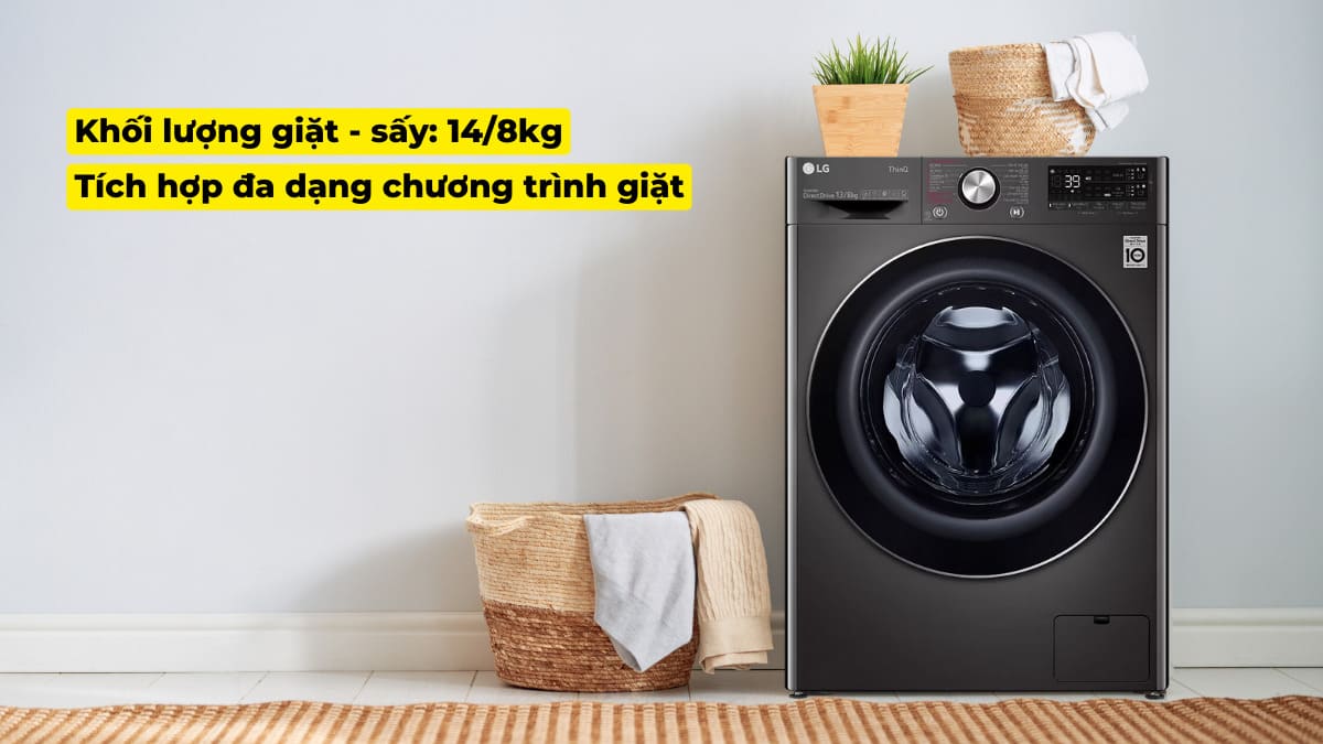 Máy được tích hợp đa dạng chương trình giặt