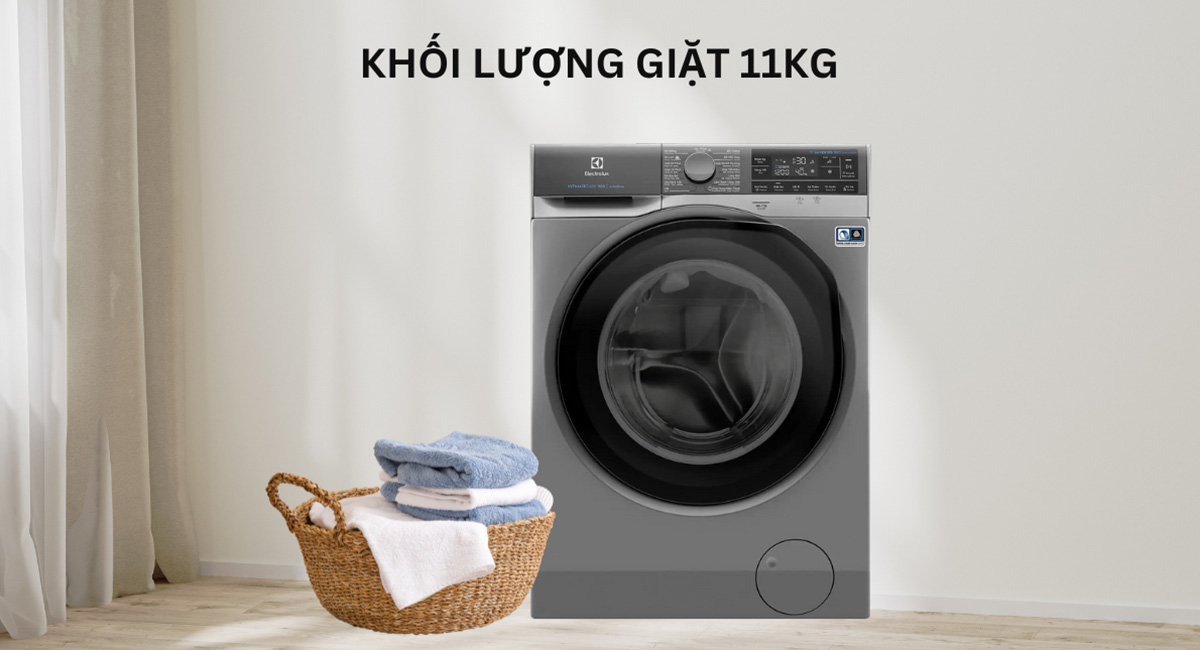 Máy giặt Electrolux EWF1141SESA có khối lượng giặt 11kg