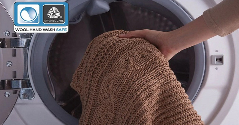 Wool Hand Wash Safe chăm sóc đồ len nhẹ nhàng, chống biến dạng quần áo