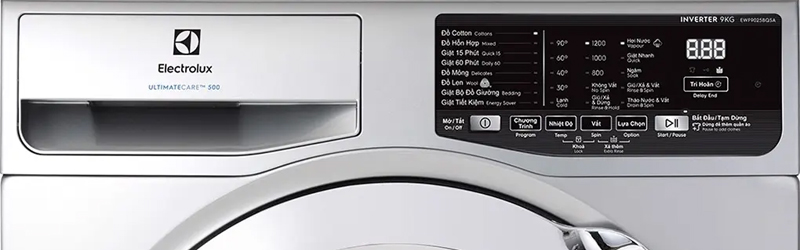 Máy giặt 9 Kg Electrolux EWF9025BQSA Inverter - Giặt hơi nước, chống nhăn  quần áo - YouTube