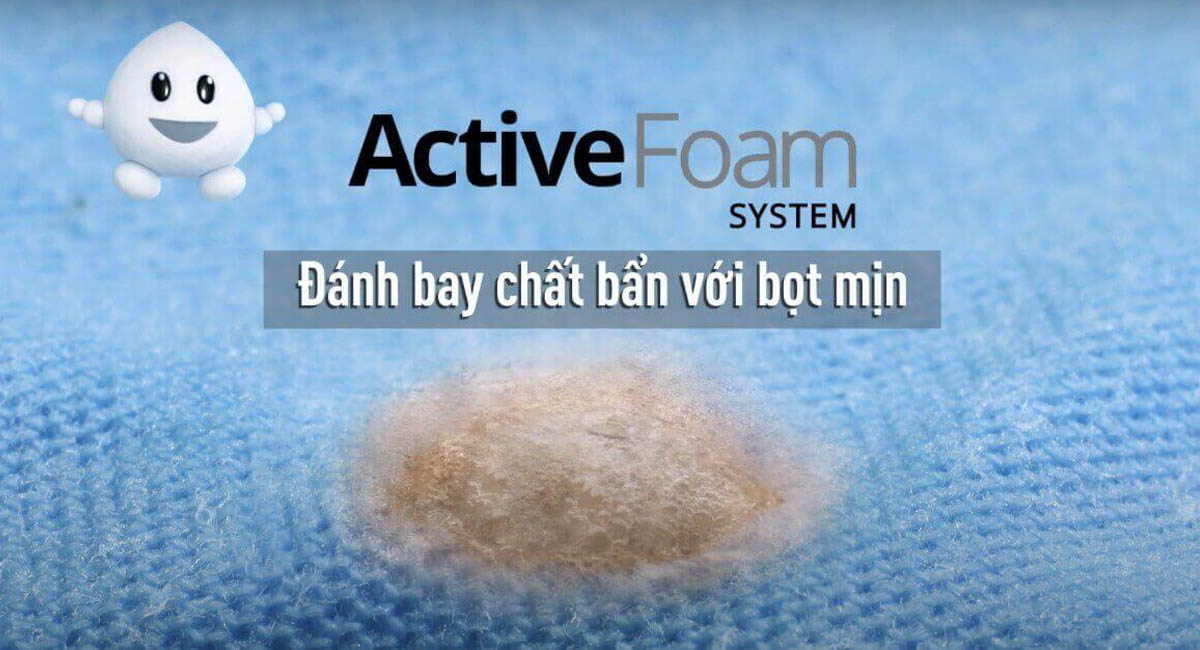 Active Foam đánh bay chất bẩn với bọt mịn