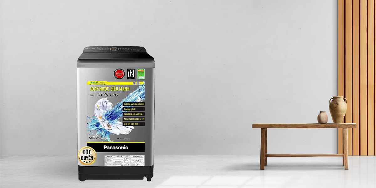 Máy Giặt Panasonic Inverter 10.5 Kg NA-FD10XR1LV có thiết kế sang trọng