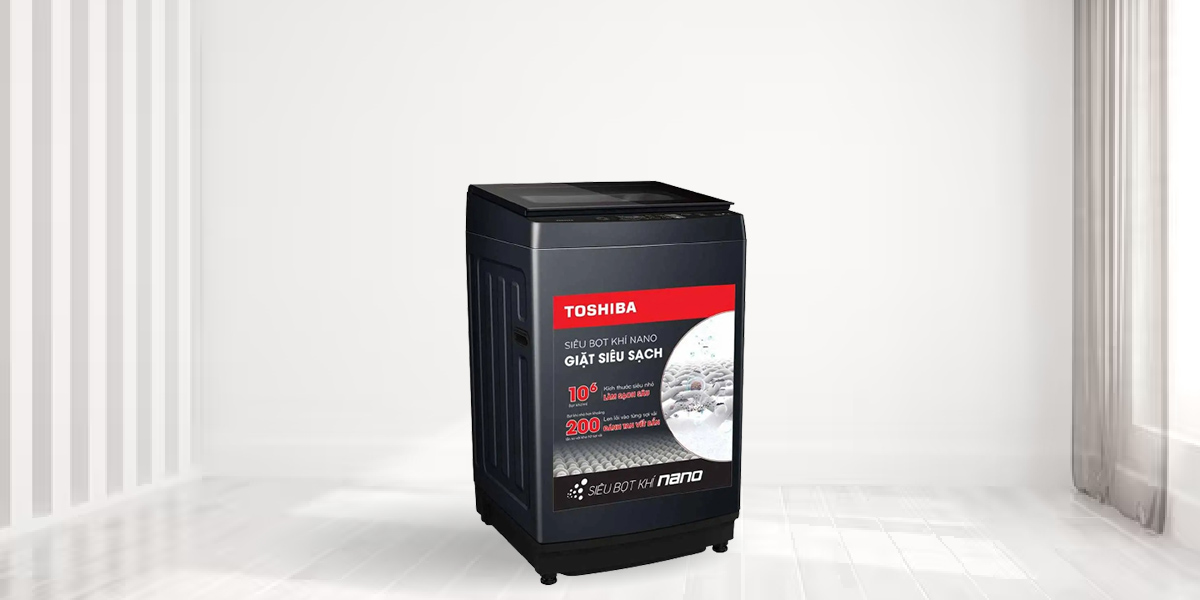 Máy Giặt Toshiba Inverter 13 Kg AW-DUM1400LV (MK) có thiết kế hòa hợp tinh tế