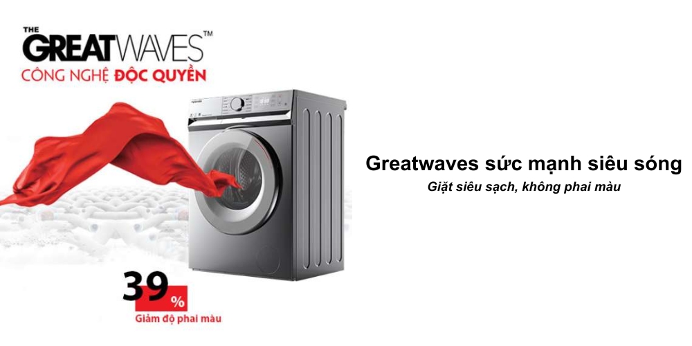 Máy Giặt Toshiba TW-BL115A2V(SS) đánh bật vết bẩn cứng đầu