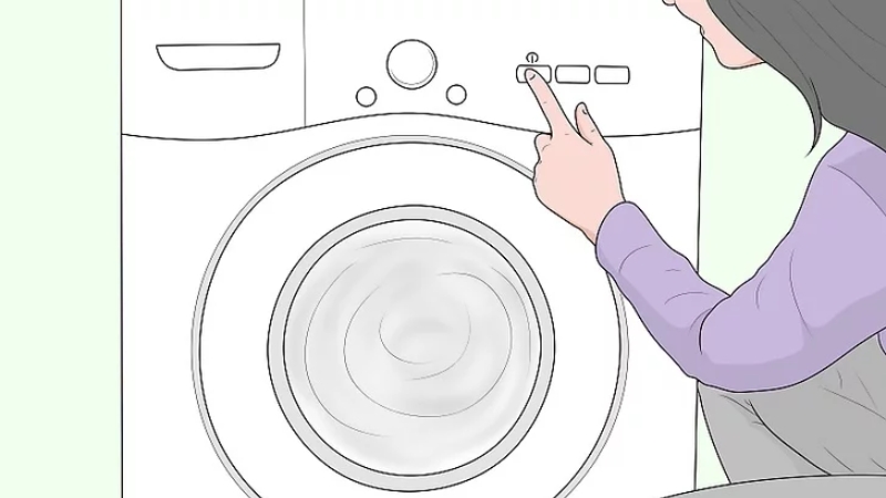 Sử dụng chức năng tự vệ sinh lồng giặt