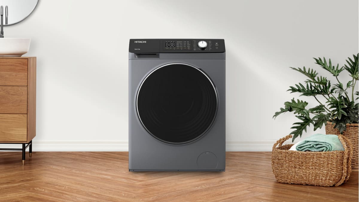 Thiết kế máy giặt Hitachi phù hợp với nhiều không gian nội thất
