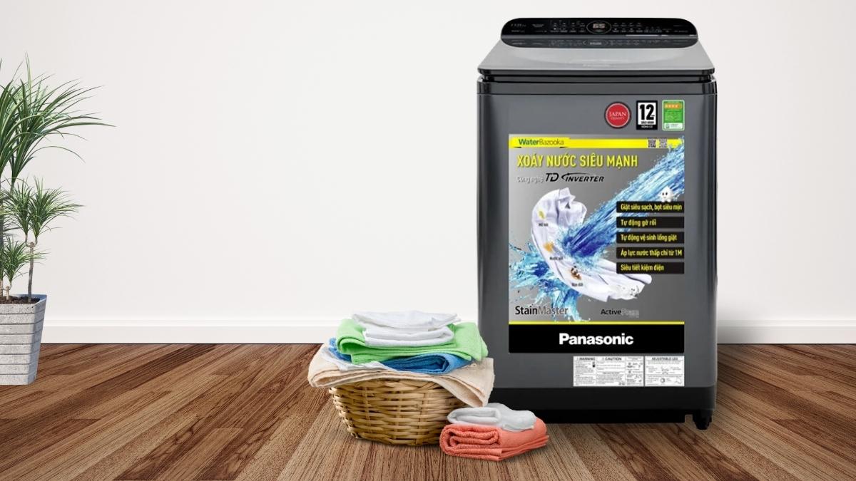 Máy Giặt Panasonic Inverter 10.5 Kg NA-FD10AR1BV có thiết kế tối giản, hiện đại