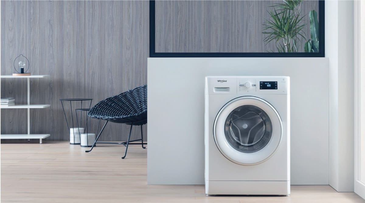 Máy giặt Whirlpool sở hữu thiết kế hiện đại