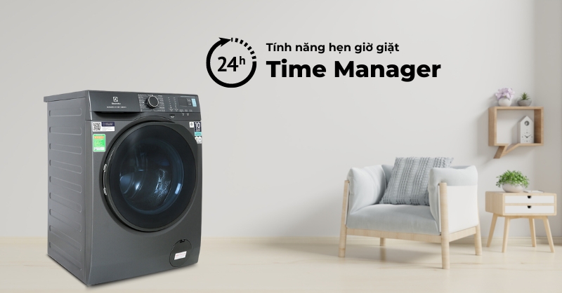 Tìm hiểu về tính năng hẹn giờ giặt Time Manager