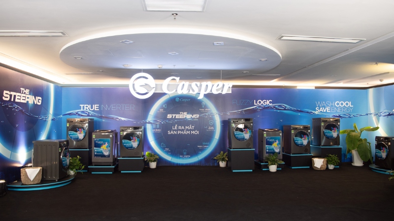 Thương hiệu máy giặt Casper được nhiều người Việt tin dùng