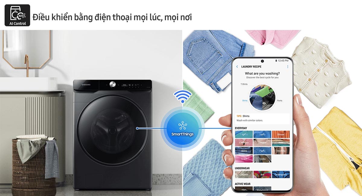 Tiện lợi với trợ lý giặt thông minh AI trên điện thoại