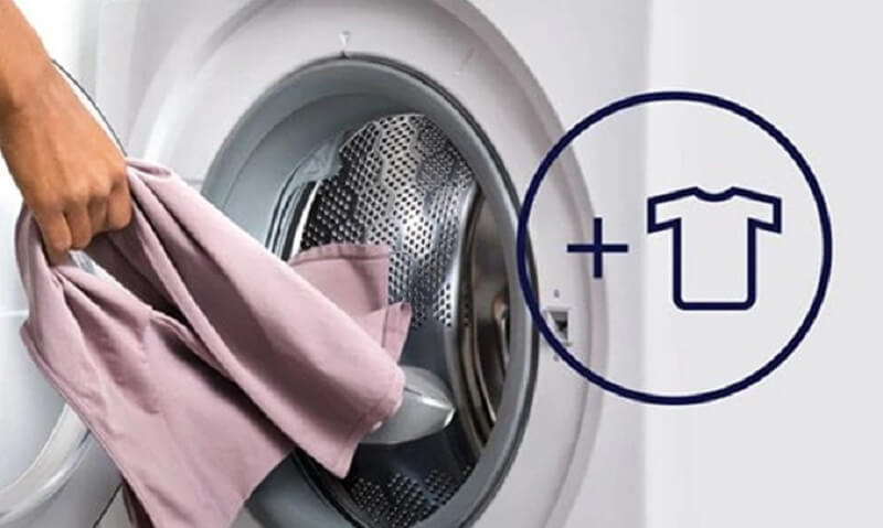 Tính năng Add Clothes cho phép thêm quần áo khi máy đang giặt
