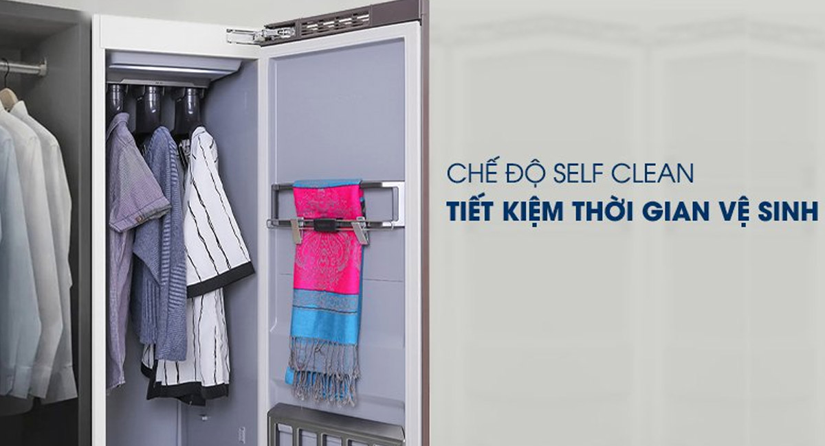 Chế độ Self Clean giúp bạn tiết kiệm thời gian vệ sinh tủ