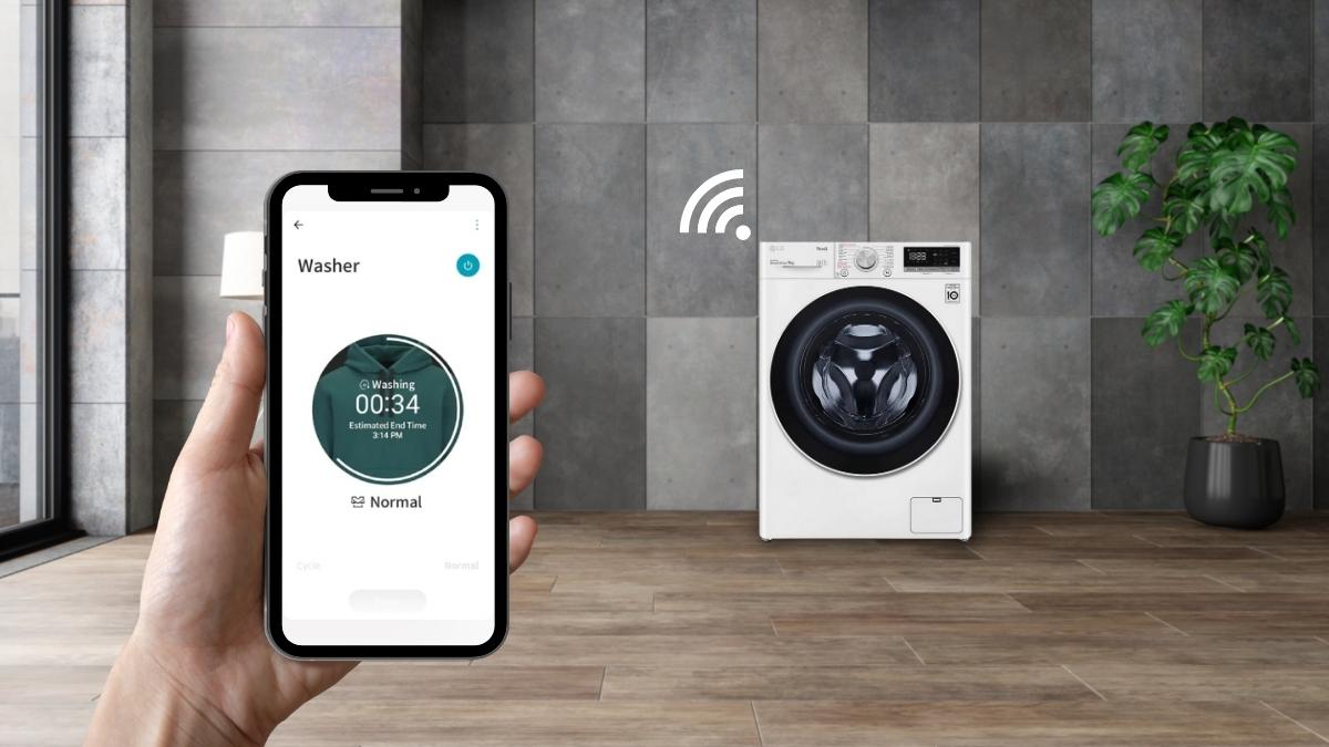 Điều khiển máy giặt LG từ xa thông qua ứng dụng Smart ThinQ