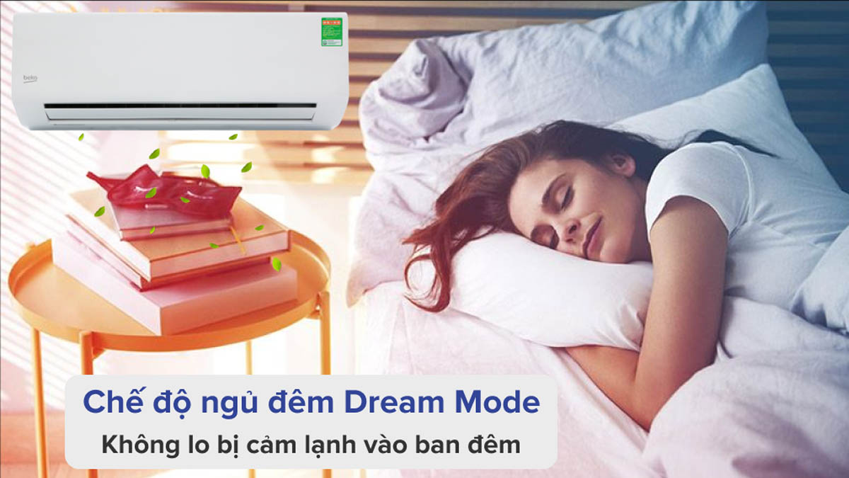 Chế độ Dream Mode của máy lạnh Beko Inverter 1.5 HP RSVC13BV