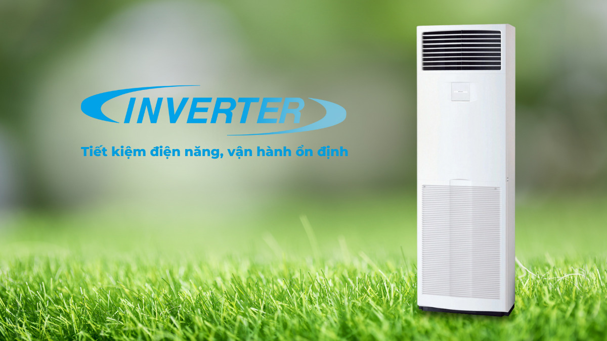 Công nghệ Inverter hỗ trợ thiết bị tối ưu điện năng tiêu thụ hiệu quả