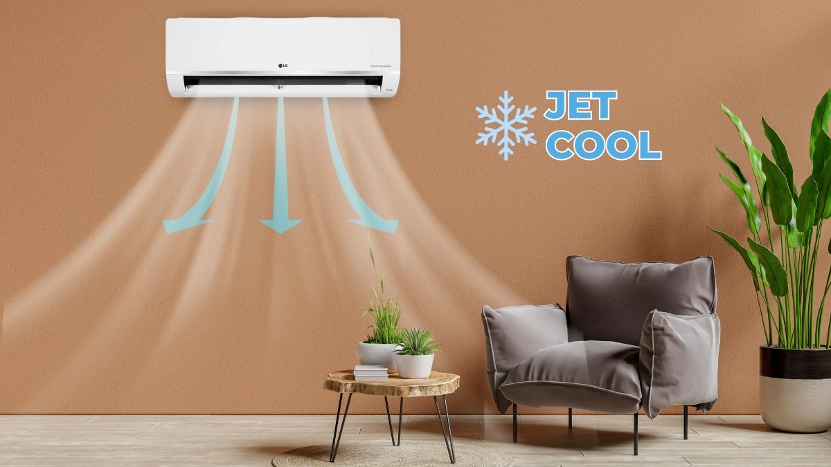 Công nghệ Jet Cool hỗ trợ làm lạnh toàn căn phòng nhanh chóng
