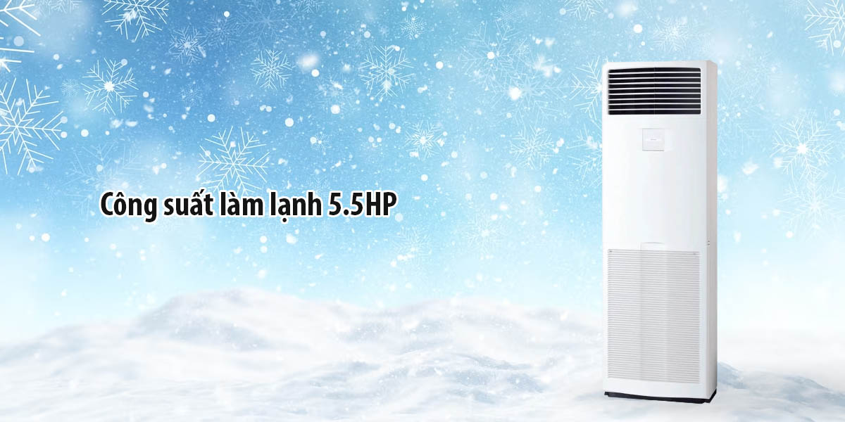 Công suất làm lạnh 5.5 HP - 47.800 BTU